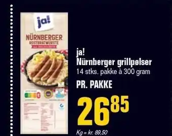 Otto Duborg Ja! nürnberger grillpølser tilbud