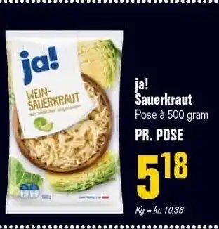 Otto Duborg Ja! sauerkraut tilbud
