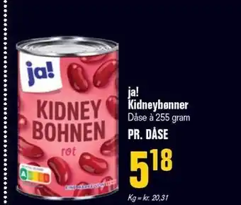 Ja! kidneybønner