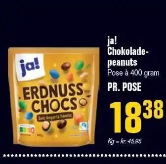 Otto Duborg Ja! chokolade-peanuts tilbud
