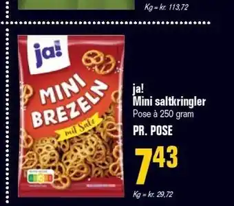 Otto Duborg Ja! mini saltkringler tilbud