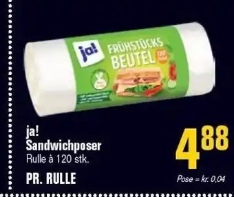 Otto Duborg Ja! sandwichposer tilbud