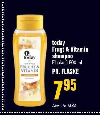 Otto Duborg Today frugt & vitamin shampoo tilbud