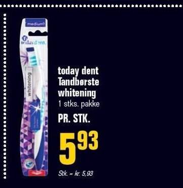 Otto Duborg Today dent tandbørste whitening tilbud