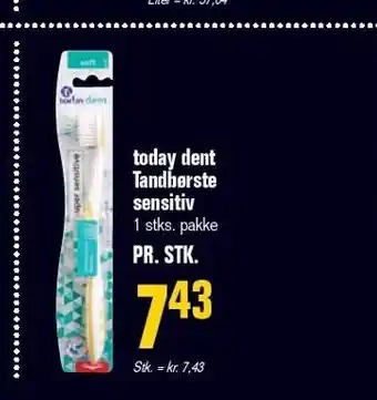 Otto Duborg Today dent tandbørste sensitiv tilbud
