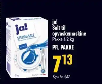 Ja! salt til opvaskemaskine