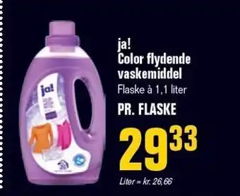 Otto Duborg Ja! color flydende vaskemiddel tilbud