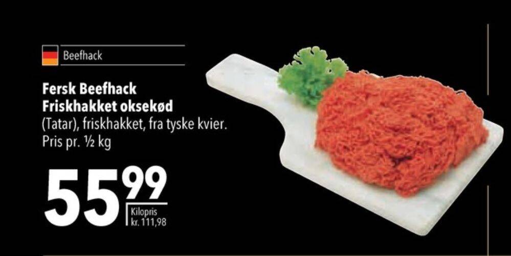 Citti Meisterfrisch hakket oksekød tilbud