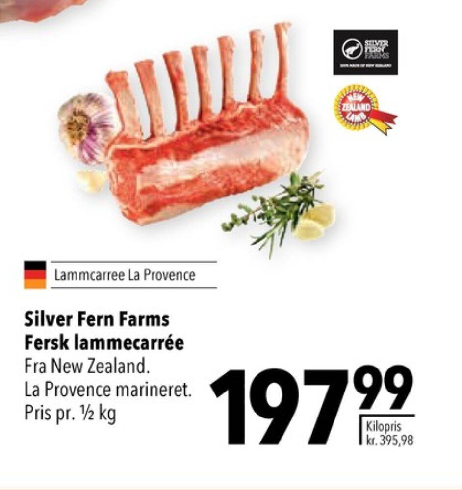 Citti Silver fern farms lammecarrée tilbud