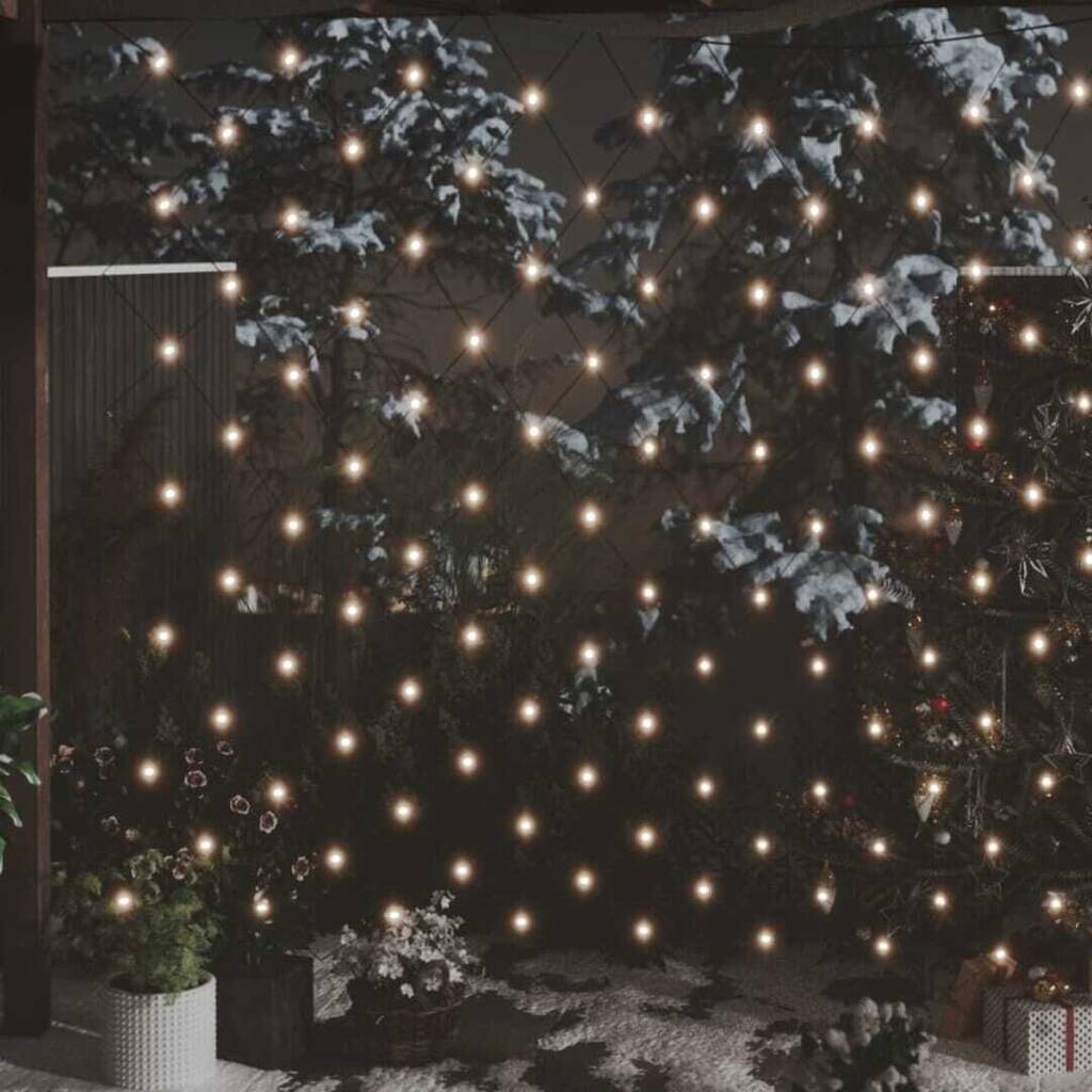 Bolig Center Lysnet 4x4 m 544 led'er inde/ude varmt hvidt lys tilbud