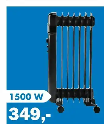 Biltema Oliefyldt radiator tilbud