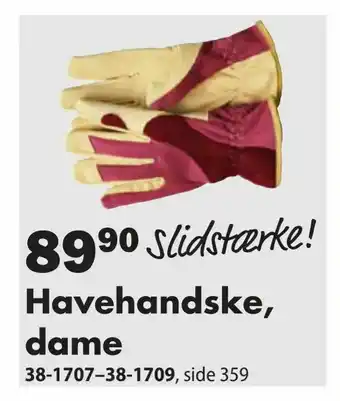 Biltema Havehandske, dame tilbud