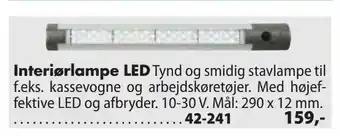 Biltema Interiørlampe LED tilbud