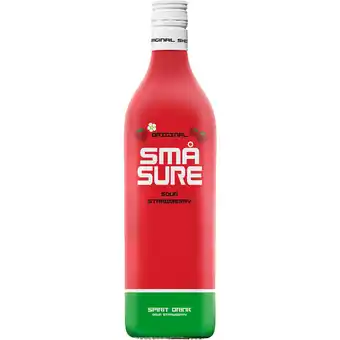 Fleggaard Små sure shots jordbær 16,4% 1 l tilbud