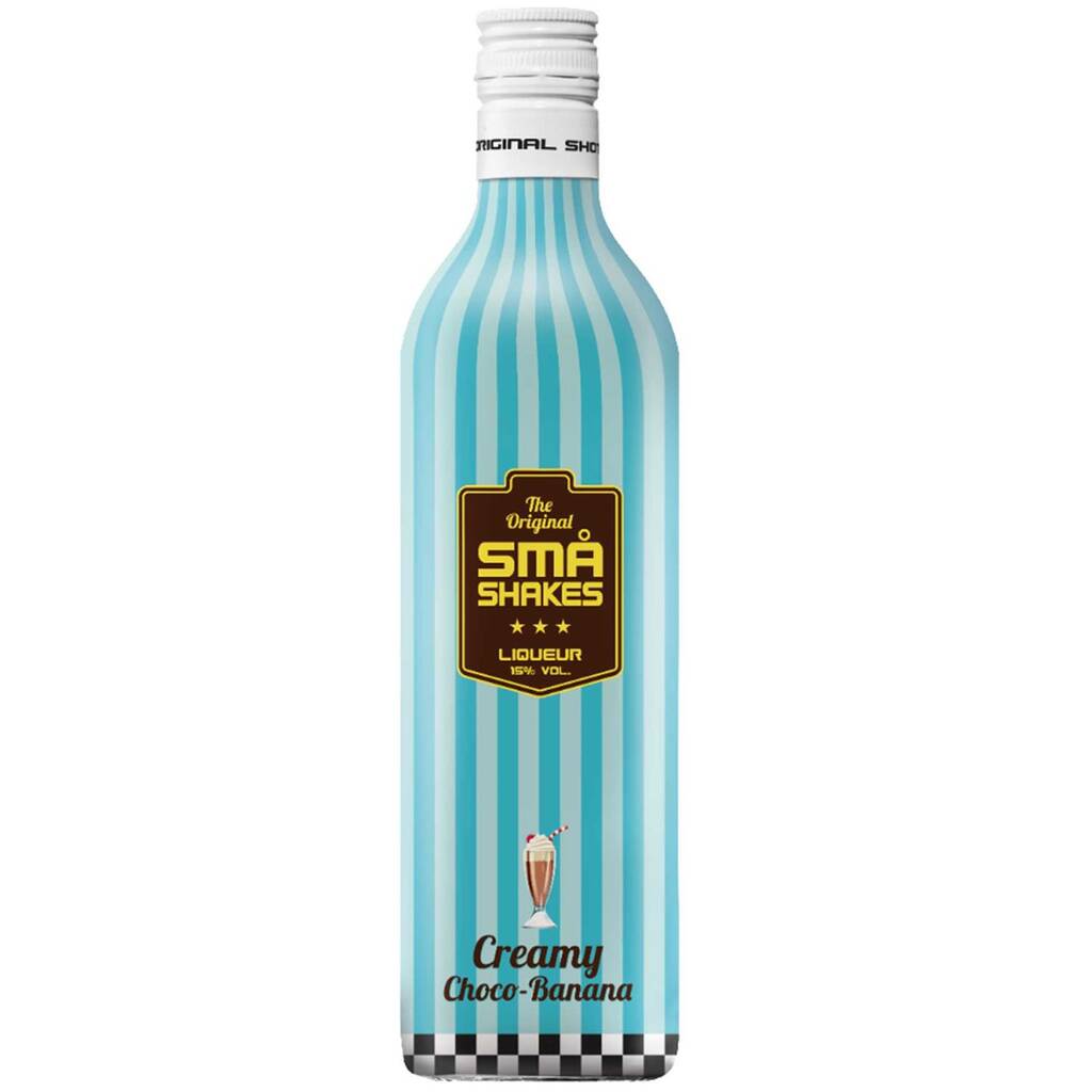 Fleggaard Små shakes creamy chocolate & banana liquer 15% 0,7 l tilbud