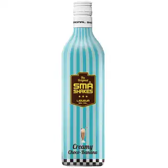 Fleggaard Små shakes creamy chocolate & banana liquer 15% 0,7 l tilbud