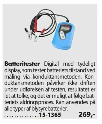 Batteritester