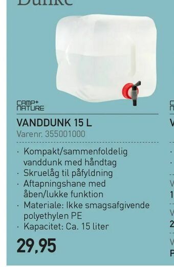 Vanddunk 15 l
