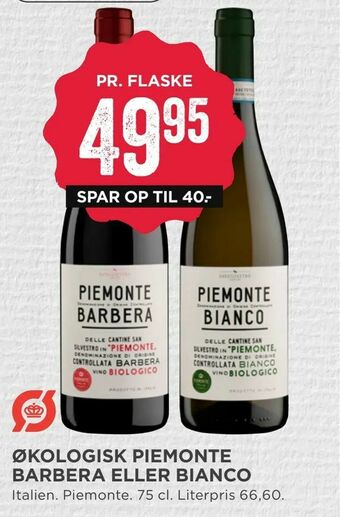 MENY Økologisk piemonte barbera eller bianco tilbud