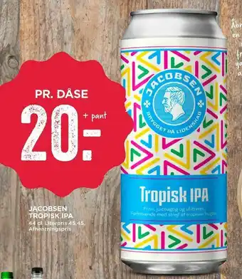MENY Jacobsen tropisk ipa tilbud
