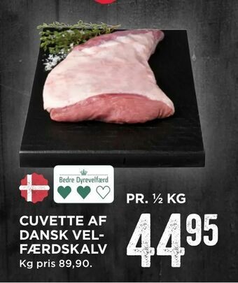 MENY Cuvette af dansk velfærdskalv tilbud
