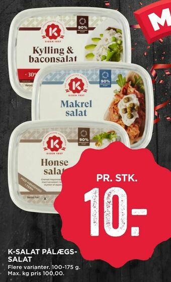 MENY K-salat pålægssalat tilbud