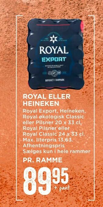 MENY Royal eller heineken tilbud