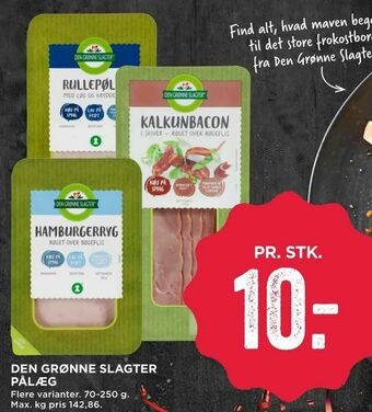 MENY Den grønne slagter pålæg tilbud