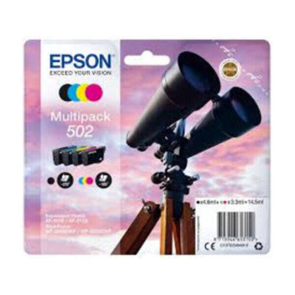 Expert Epson t502 multipack 4-farver med alarm tilbud