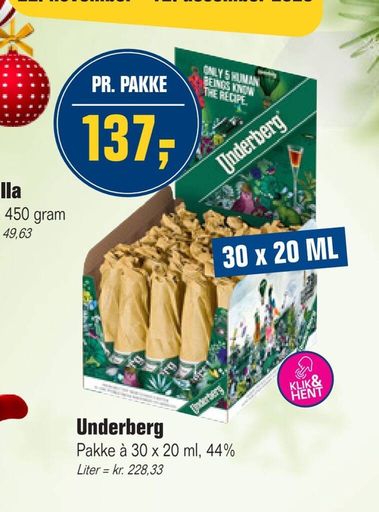 Otto Duborg Underberg tilbud
