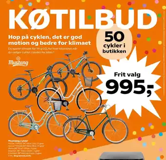 Coop.dk Mustang cykler tilbud