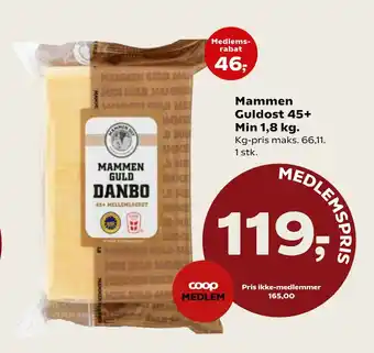 Mammen guldost 45+ min 1,8 kg