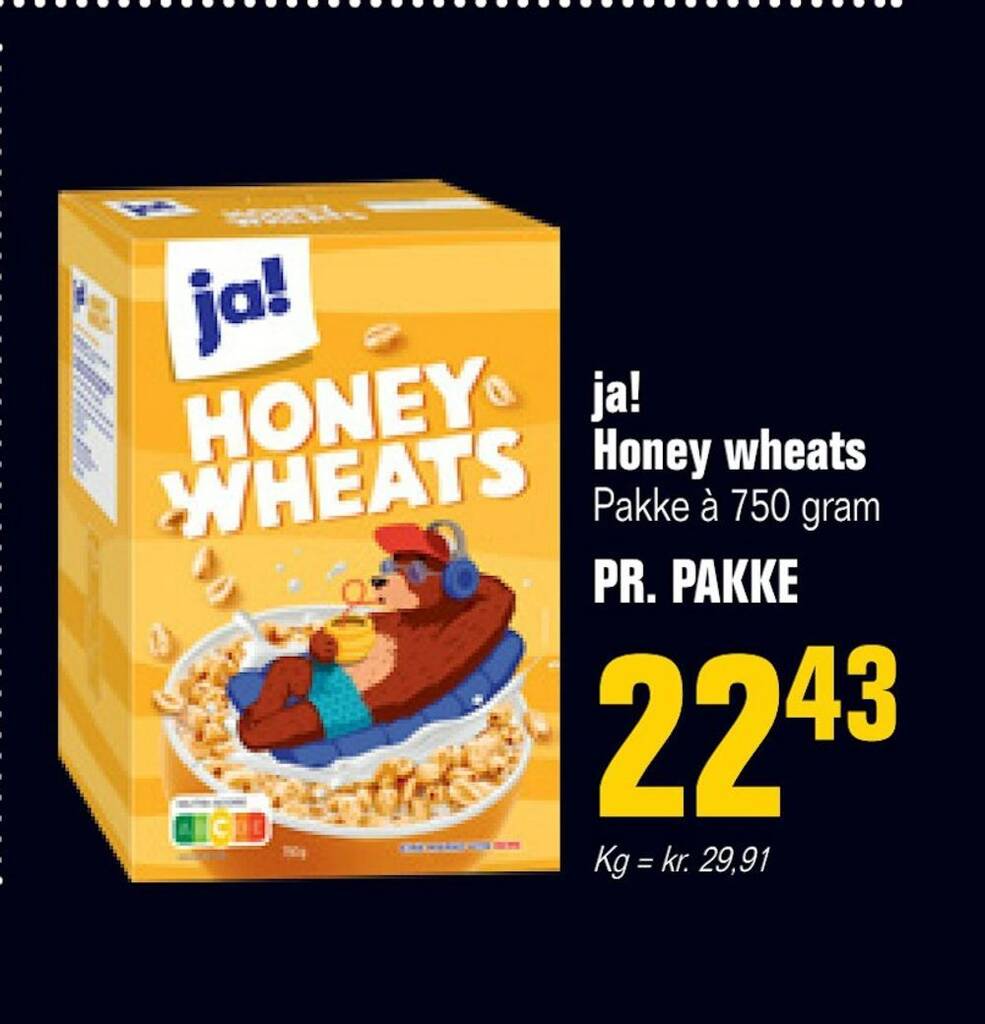 Otto Duborg Ja! honey wheats tilbud