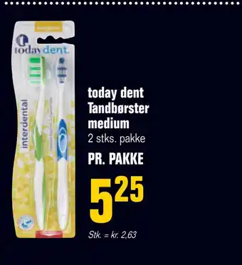Otto Duborg Today dent tandbørster medium tilbud