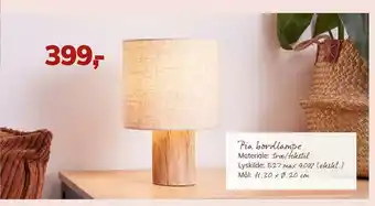Daells Bolighus Pia bordlampe tilbud