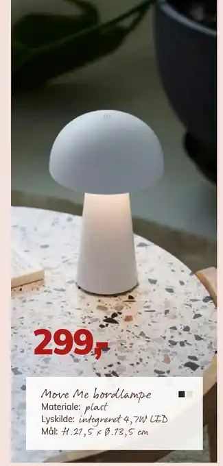 Daells Bolighus Move me bordlampe tilbud