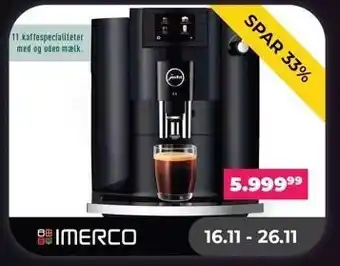 Fuldautomatisk kaffemaskine, jura, dark inox