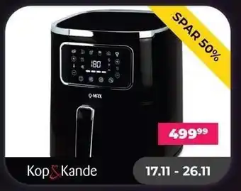 Netto Airfryer, q-max digital, 5 liter tilbud
