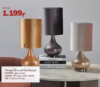 Daells Bolighus Margit brandt bordlampe tilbud