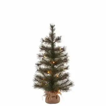 Modström Sirius alvin juletræ med 20 led-lys i varm hvid 60 cm. højt tilbud