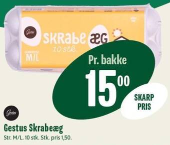 Min Købmand Gestus Skrabeæg tilbud