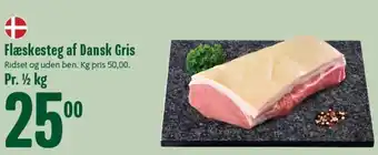 Flæskesteg af Dansk Gris