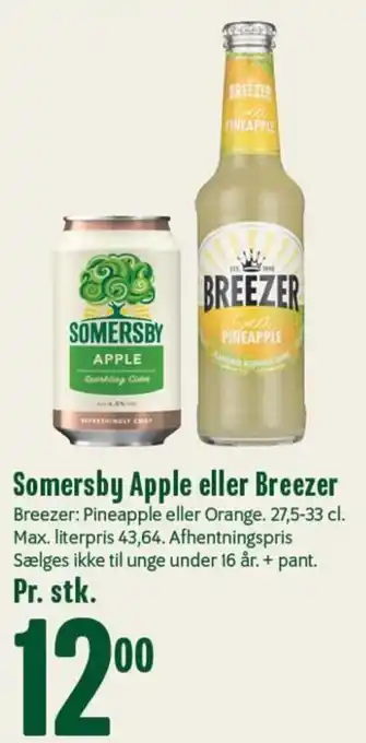Somersby Apple eller Breezer