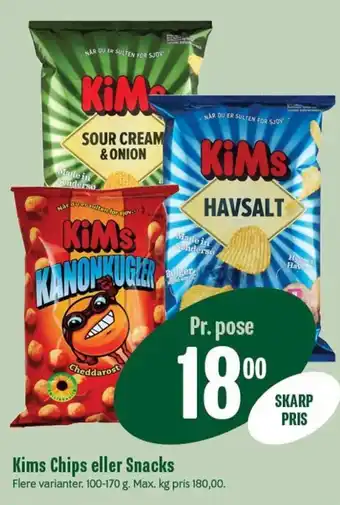Kims Chips eller Snacks