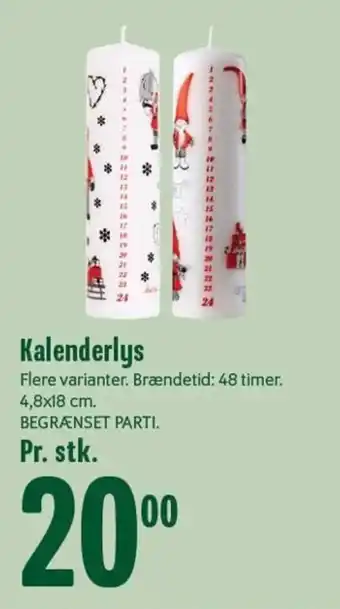 Min Købmand Kalenderlys tilbud