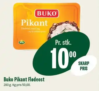Min Købmand Buko Pikant Flødeost tilbud