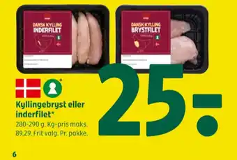 Coop 365 Coop kyllingebrystfilet tilbud