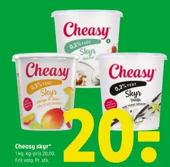 Coop 365 Cheasy skyr vanilje 0,2% tilbud