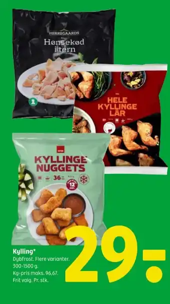 Coop 365 Herregaards hønsekød tilbud