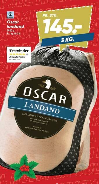Bilka Oscar landand tilbud
